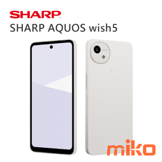 SHARP AQUOS wish5 雪花白